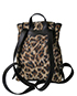 Leopard Festival Backpack, back view